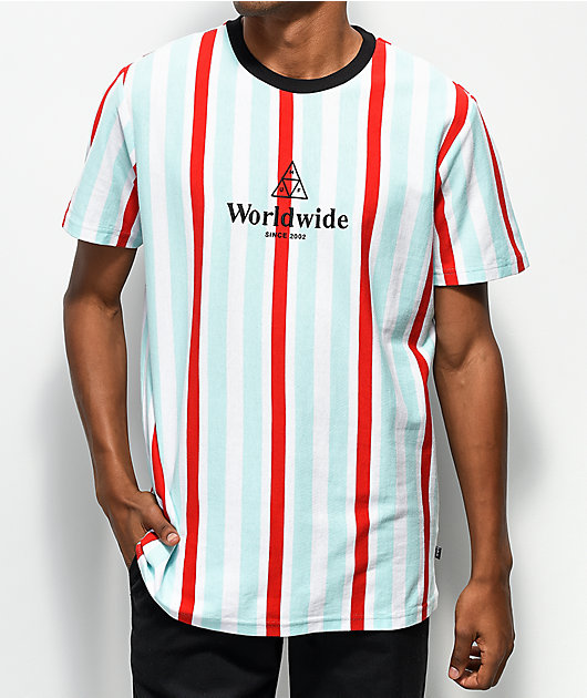 vertical striped t shirt