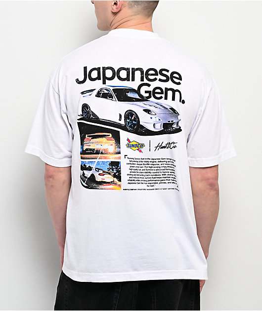 Hunt & Co. x Sunoco Japanese Gem White T-Shirt | Zumiez