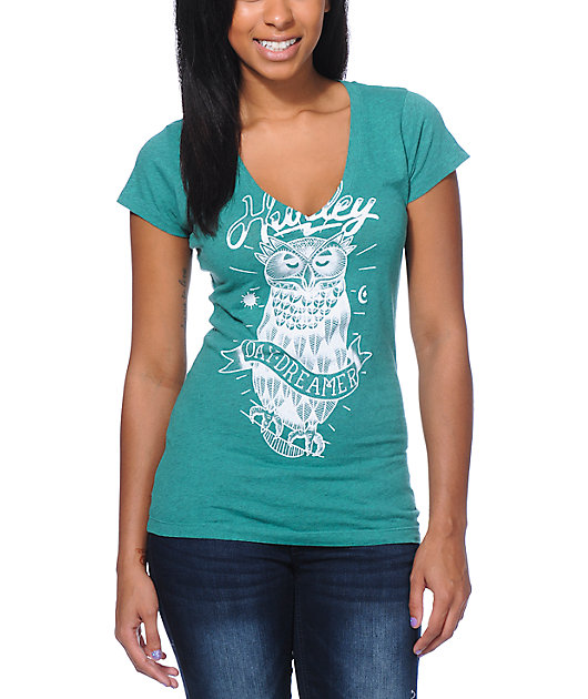 حجز hurley men s v neck t shirts 