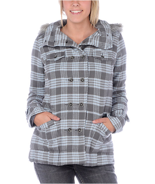 hurley plaid jacket
