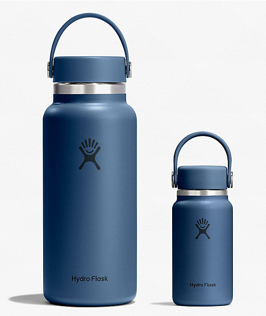 Hydro Flask Micro Hydro Harbor Blue Mini Bottle 10 oz