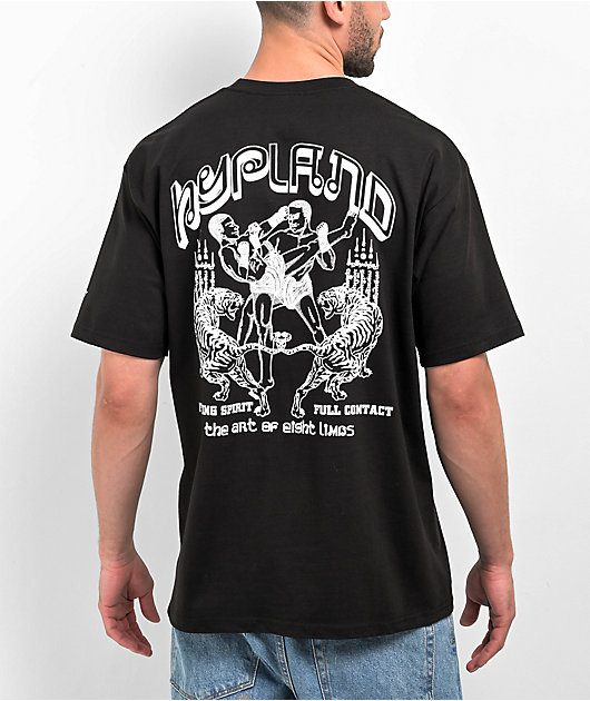 Hypland Muay Thai Tiger Black T-Shirt