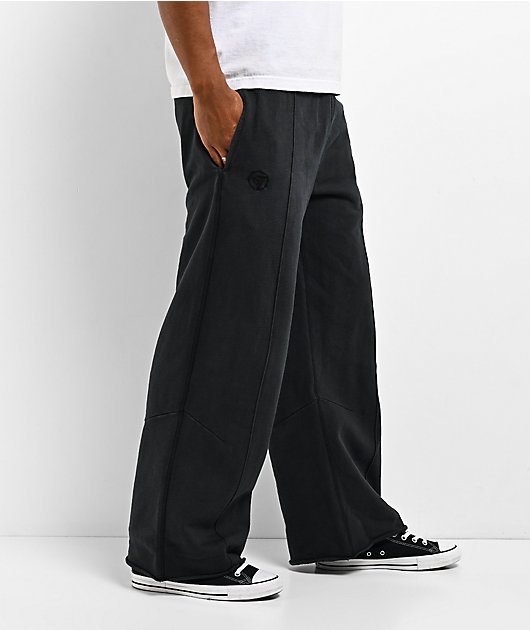 Hypland Pleated Vintage Blue Sweatpants