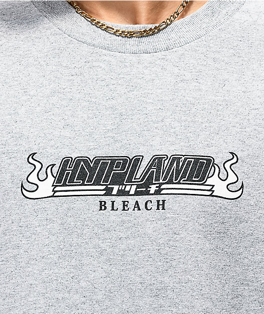 Hypland x Bleach Squad Grey T-Shirt 