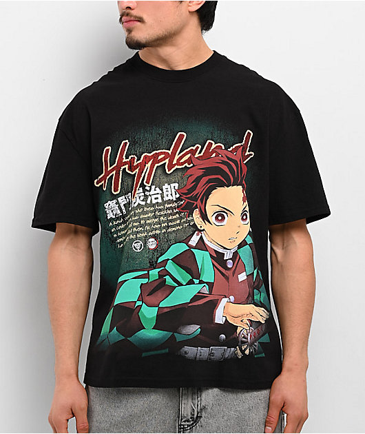 Hypland x Demon Slayer Tanjiro Jumbo Black T-Shirt | Zumiez