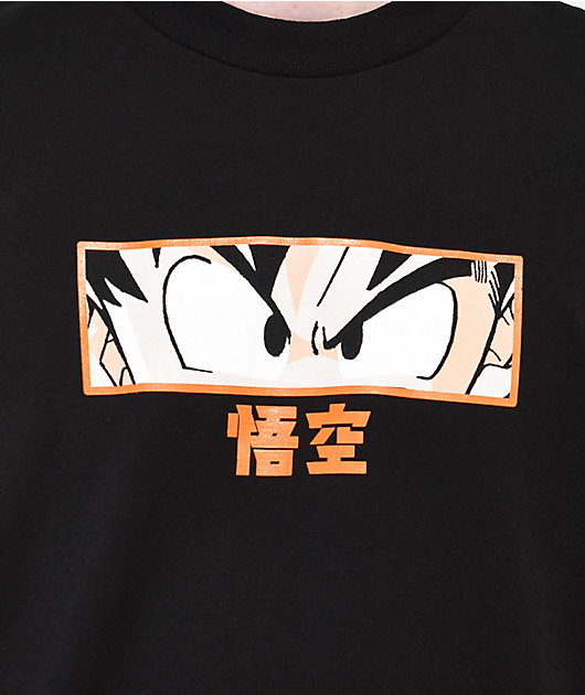 Hypland x Dragon Ball Z Goku Eyes camiseta negra