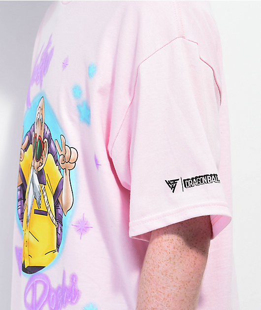 Hypland x Dragon Ball Z Master Roshi Pink T-Shirt