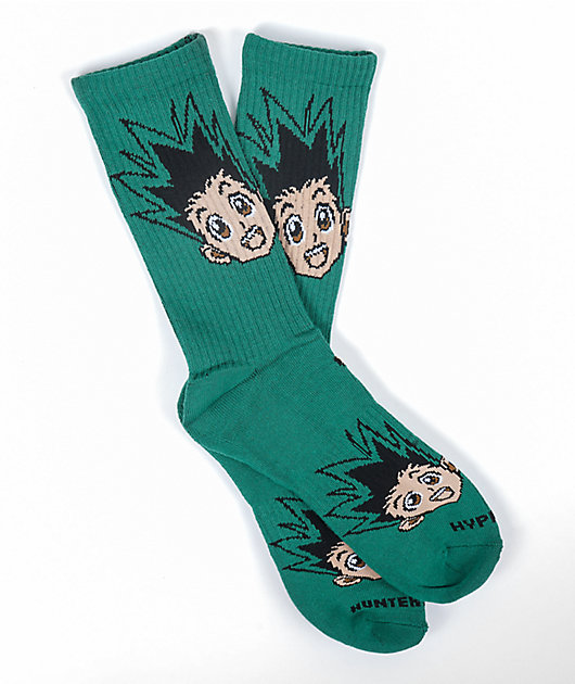 Hypland x Hunter x Hunter Gon Eye Green Crew Socks