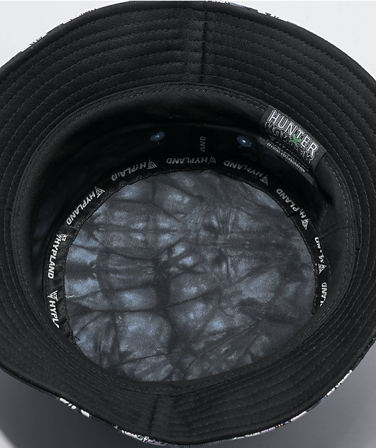 Hypland x Hunter x Hunter Killua Black Tie Dye Bucket Hat
