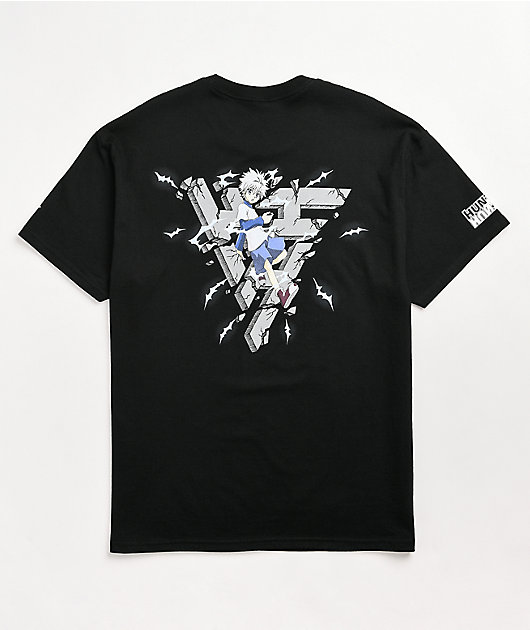 Hypland x Hunter x Hunter Killua Break Black T-Shirt