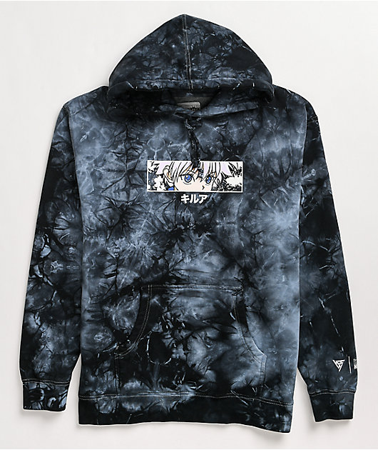 Hypland x Hunter x Hunter Killua Eye Black Tie Dye Hoodie Zumiez