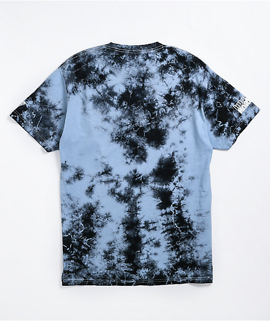 Hypland x Hunter x Hunter Killua Eye Blue Black Tie Dye T Shirt