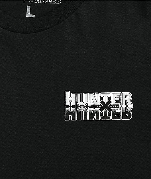 Hypland x Hunter x Hunter Troupe camiseta negra