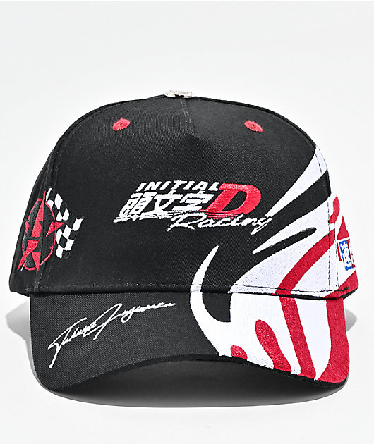 Hypland x Initial D Racing Black Strapback Hat