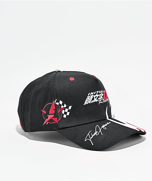 Hypland x Initial D Racing Black Strapback Hat