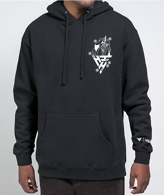 Hypland x Inuyasha Sesshomaru Crescent Black Hoodie