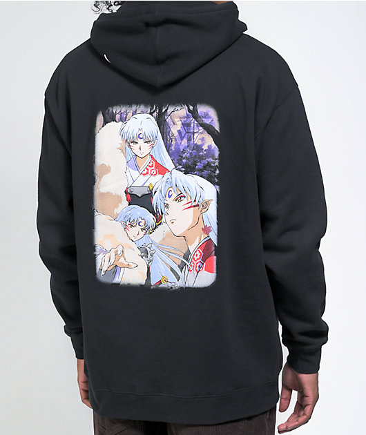 Hypland x Inuyasha Sesshomaru Crescent Black Hoodie