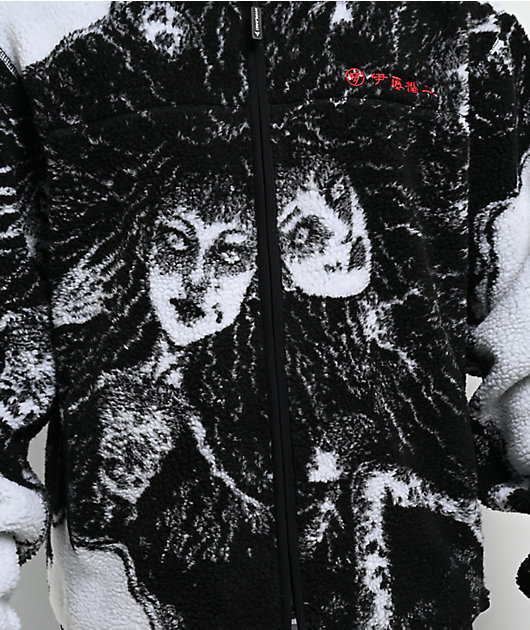 1JINN STUDIO ストライプ悪魔ジャケット y2k itimi 1JINN STUDIO ストライプ悪魔ジャケット y2k itimi