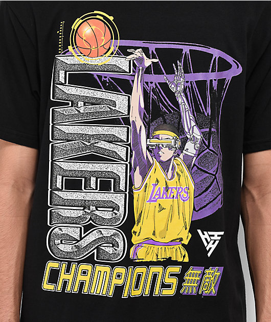 Hypland x NBA Lakers Box Black T-Shirt