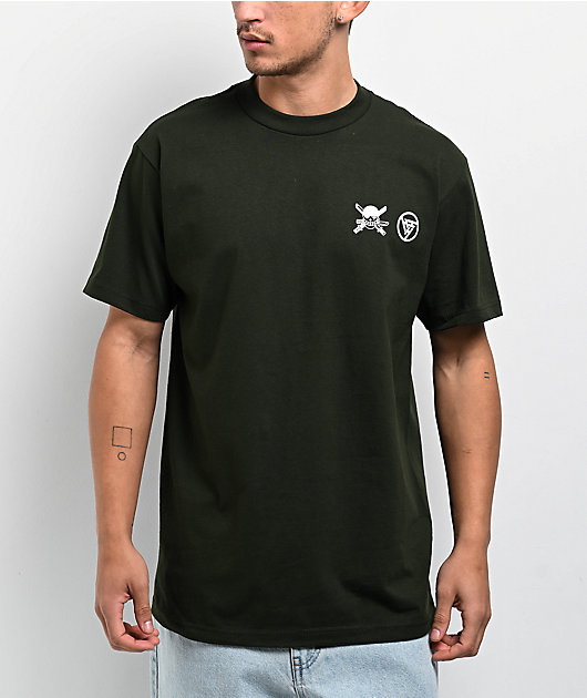 Hypland x One Piece Zoro Flame Green T-Shirt | Zumiez