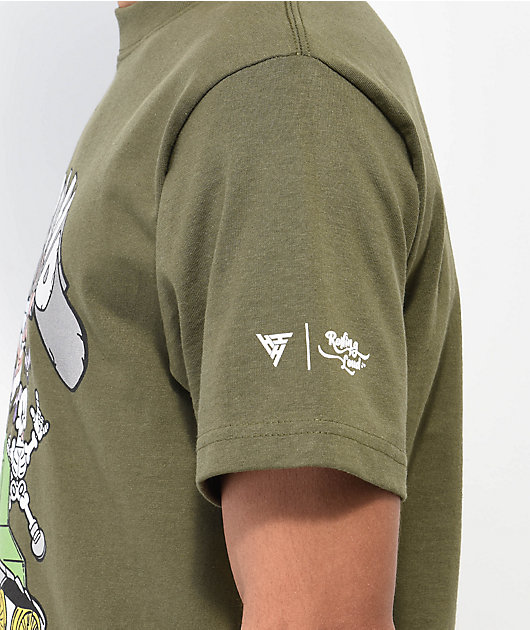 Hypland x Rolling Loud Tank Skeleton Green T-Shirt