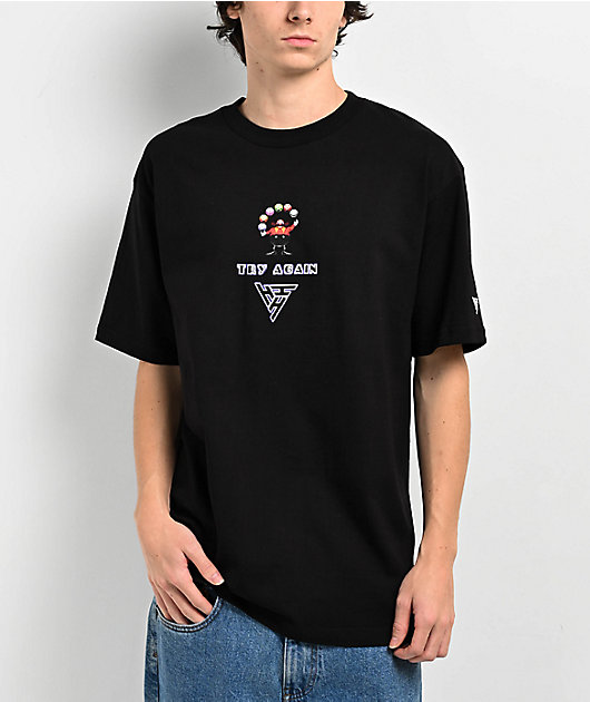 Hypland x Sonic The Hedgehog Try Again Black T-Shirt | Zumiez