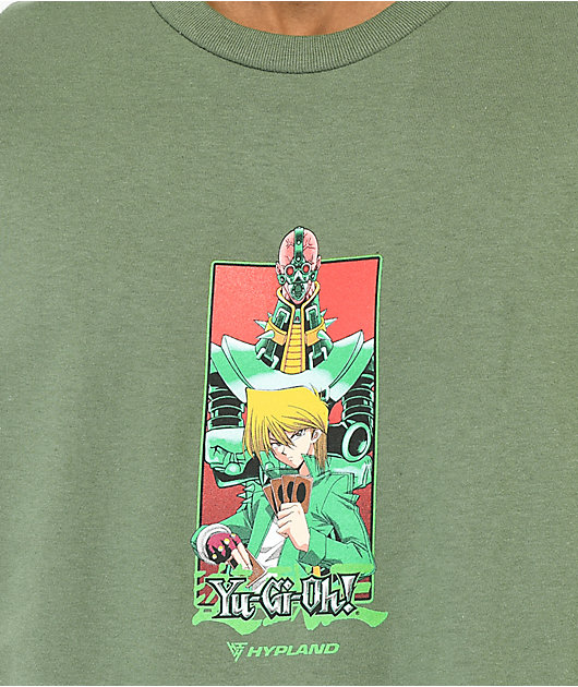 Hypland x Yu-Gi-Oh! Joey Jinzo Green T-Shirt | Zumiez