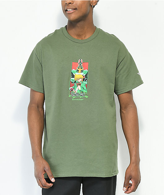 Hypland x Yu-Gi-Oh! Joey Jinzo Green T-Shirt | Zumiez