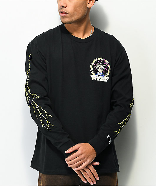 Hypland x Yu-Gi-Oh Summon Skull Black Long Sleeve T-Shirt