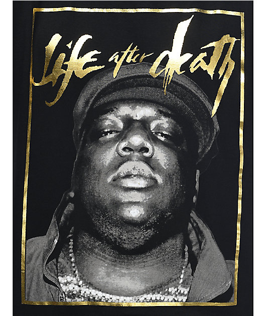 Hypnotize Biggie Life Black T-Shirt