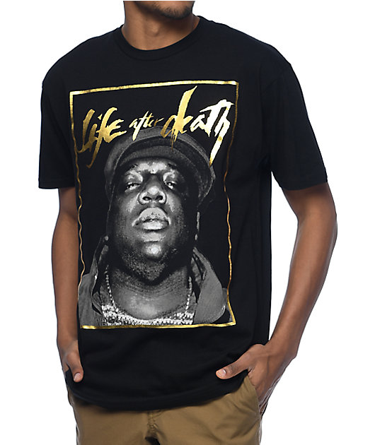 Hypnotize Biggie Life Black T-Shirt