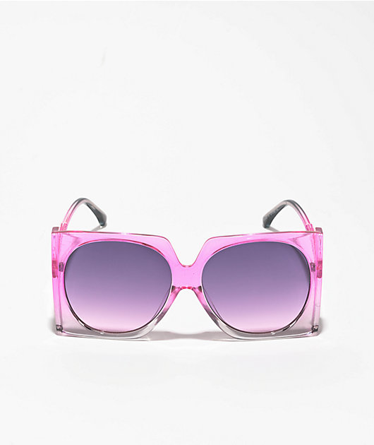 I-SEA Dorsey Squares Pink Sunglasses