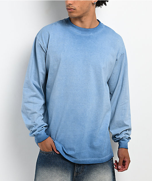 ITA Blue Haze Oil Wash Long Sleeve T-Shirt