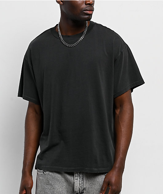 トップス AFB DISTRESSED SWEAT SHIRTS BLACK ITA Eon Distressed Black Wash T-Shirt | Zumiez
