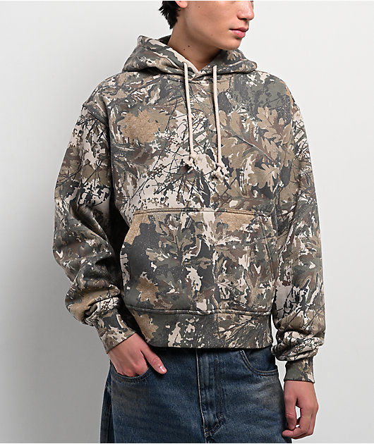 ITA Fractal Camo Crop Hoodie | Zumiez