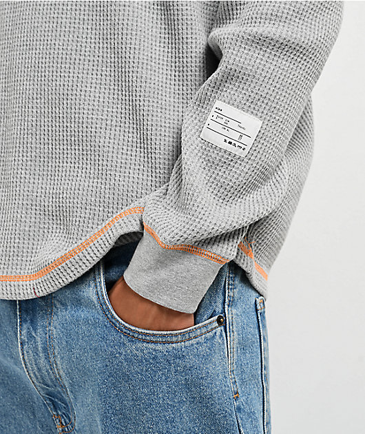 ITA Joule Heather Grey Thermal Long Sleeve T-Shirt | Zumiez