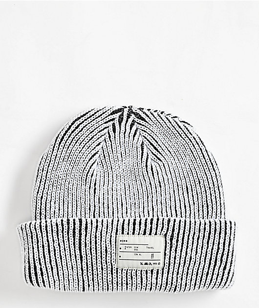 ITA Phase Shadow White & Black Beanie | Zumiez
