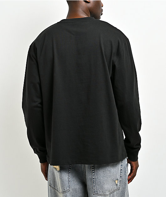 ITA Portal Black Long Sleeve Boxy T-Shirt