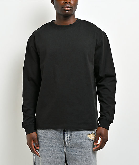 ITA Portal Black Long Sleeve Boxy T-Shirt