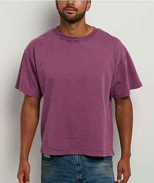 ITA Portal Purple Boxy T-Shirt | Zumiez