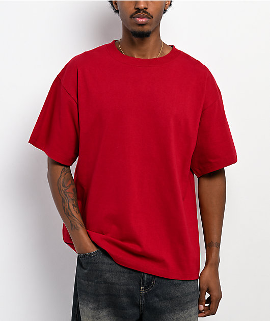 ITA Portal Red Boxy T-Shirt | Zumiez