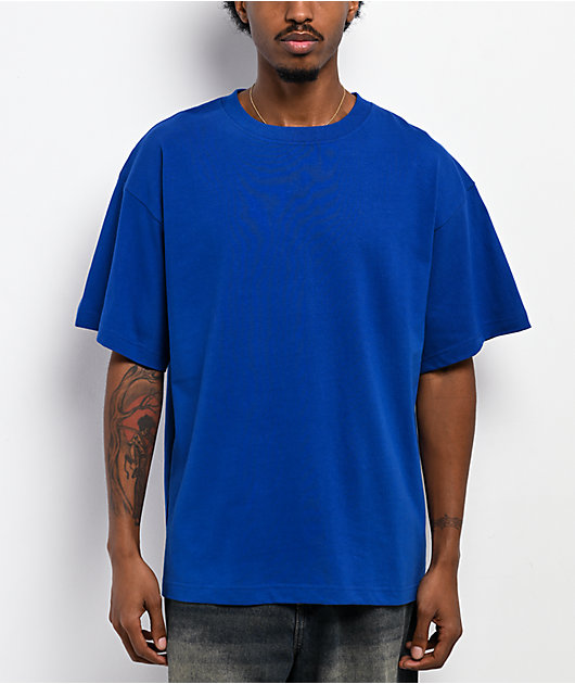ITA Portal Royal Blue Boxy T-Shirt | Zumiez