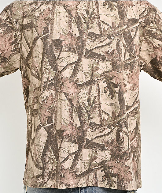 ITA Portal Wood Natural Wash Camo Boxy T-Shirt