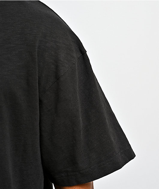 ITA Slub Black T-Shirt