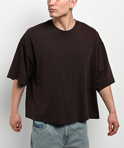 ITA Titan Vintage Brown Oversized T-Shirt
