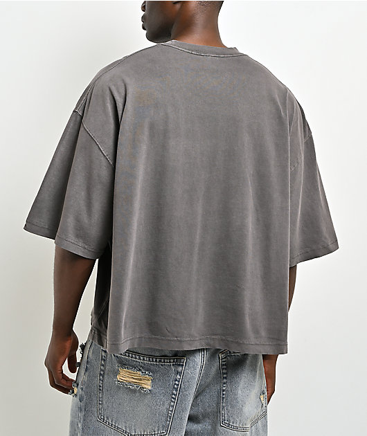 ITA Titan Vintage Grey Oversized T-Shirt