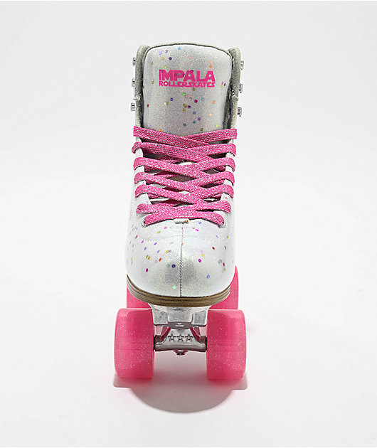 Impala Confetti White Roller Skates