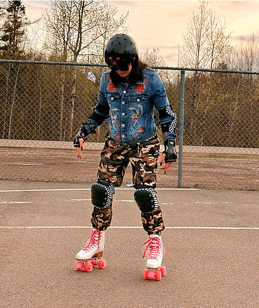 Impala Confetti White Roller Skates