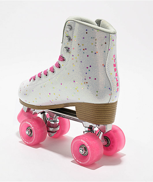 Impala Confetti White Roller Skates