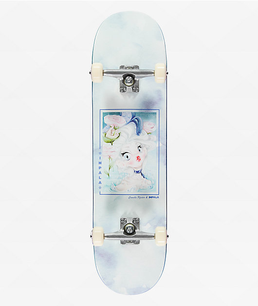 Skateboard Impala Ethereal 8.0" - Deck Léger Fibre De Carbone - Concave Moyen - Pour Rue Et Skatepark